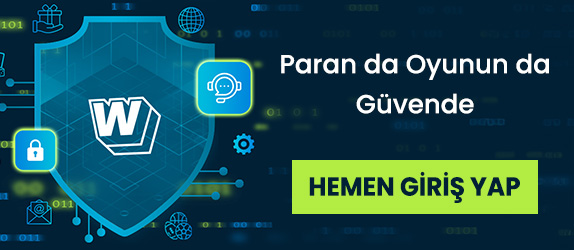 Güvenli oyun ve ödeme altyapısını gösteren giriş ekranı